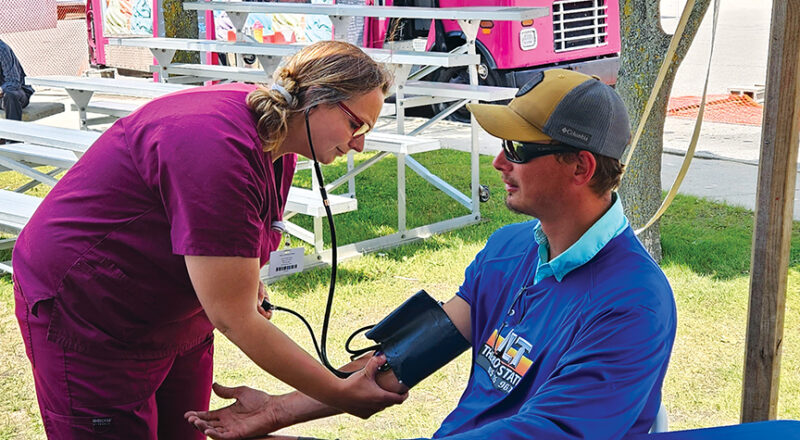 Medical tent gives healthy information and call for help at Brown Trout Festival | News, Sports, Jobs - Vimarsana News